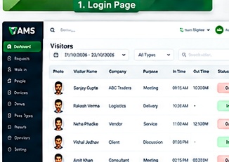 Inside now — VAMS interface screenshot