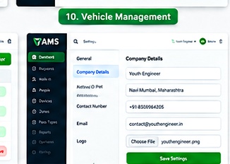 Zones — VAMS interface screenshot